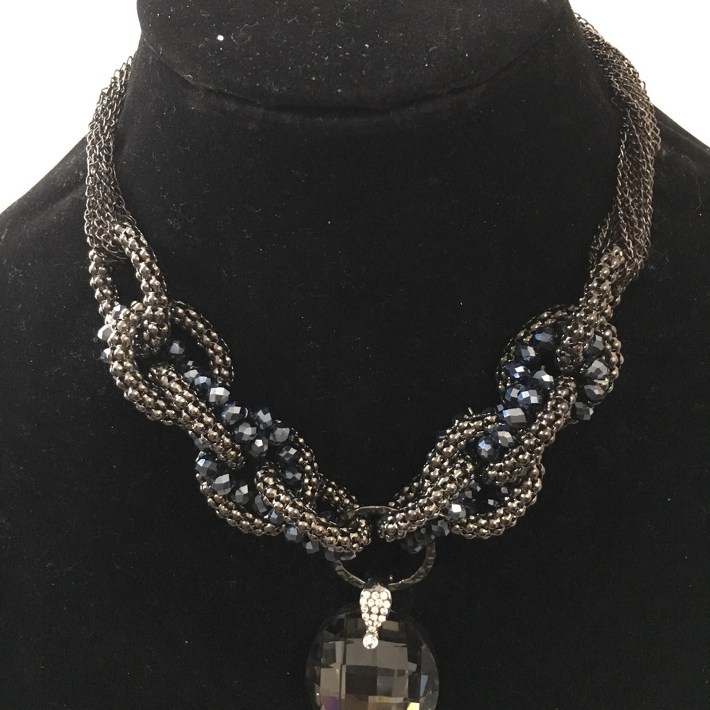 Sassy Jones Black Beaded Necklace